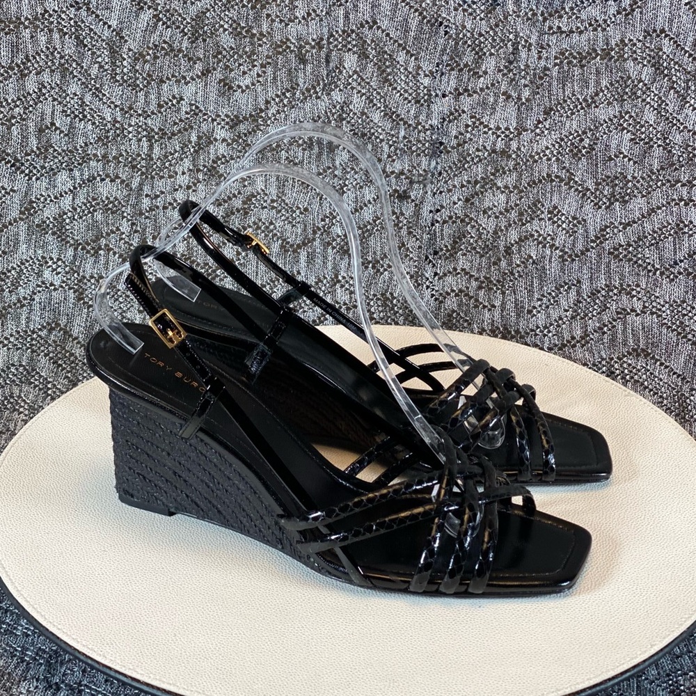 Tory Burch 75mm Multi Strap Wedge Sandal Heel